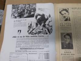 Helsingfors Journalen (Månadsrevyn) 1941 nr 2 Februari -bilaga till Helsingfors Journalen; Birgit Kronström i Suomi-Filmis "Poretta", Georg Schnéevoigt dirigent till