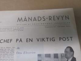 Helsingfors Journalen (Månadsrevyn) 1941 nr 2 Februari -bilaga till Helsingfors Journalen; Birgit Kronström i Suomi-Filmis "Poretta", Georg Schnéevoigt dirigent till