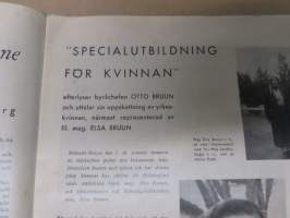 Helsingfors Journalen (Månadsrevyn) 1941 nr 2 Februari -bilaga till Helsingfors Journalen; Birgit Kronström i Suomi-Filmis "Poretta", Georg Schnéevoigt dirigent till
