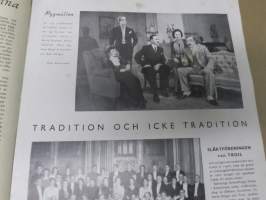 Helsingfors Journalen (Månadsrevyn) 1941 nr 2 Februari -bilaga till Helsingfors Journalen; Birgit Kronström i Suomi-Filmis "Poretta", Georg Schnéevoigt dirigent till