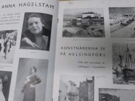 Helsingfors Journalen (Månadsrevyn) 1941 nr 2 Februari -bilaga till Helsingfors Journalen; Birgit Kronström i Suomi-Filmis "Poretta", Georg Schnéevoigt dirigent till