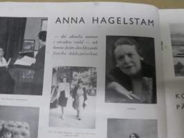 Helsingfors Journalen (Månadsrevyn) 1941 nr 2 Februari -bilaga till Helsingfors Journalen; Birgit Kronström i Suomi-Filmis "Poretta", Georg Schnéevoigt dirigent till