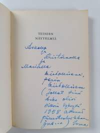 Teinien näytelmiä (signeerattu, tekijän omiste)