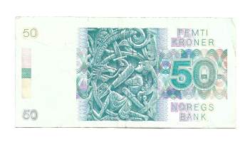 Norja 50 kruunua 1985 seteli