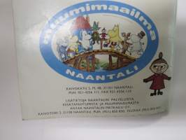 Tervetuloa Naantaliin Muumimaailmaan 26.6-15.8.1993 -opaskirja / guide book to Naantali Moomin world