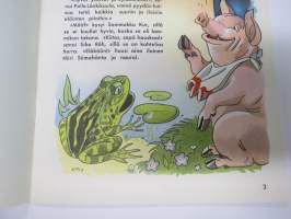 Eläinten pidot - WSOY  Kultainen koti -sarjaa, teksti Martti Haavio, kuvitus R. Kivit