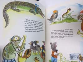Eläinten pidot - WSOY  Kultainen koti -sarjaa, teksti Martti Haavio, kuvitus R. Kivit