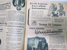 Pellervo 1947 nr 19-20, sis. mm. Koltan perintö sarjakuva, Maaseudun rahaliikenne herää, Säästäminen ja setelistö, Jälleenrakennustoiminnan rahoittaminen...