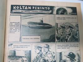 Pellervo 1947 nr 19-20, sis. mm. Koltan perintö sarjakuva, Maaseudun rahaliikenne herää, Säästäminen ja setelistö, Jälleenrakennustoiminnan rahoittaminen...