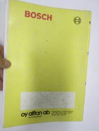 Bosch Hihnat - Vaipattomat hammastetut / Vaipallisest / Moniurahihnat 1990-91 -kuvasto / tuoteluettelo