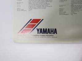 Yamaha BYZ 101, 201, 301, 401, 501 crossipolkupyörä -myyntiesite, englannin- ja ranskankielinen