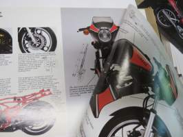 Yamaha RD350LC moottoripyörä -myyntiesite, engalnninkielinen