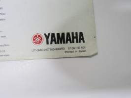 Yamaha TR1 moottoripyörä -myyntiesite, engalnninkielinen