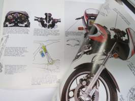 Yamaha XJ900 moottoripyörä -myyntiesite, engalnninkielinen