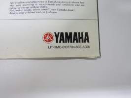 Yamaha XJ900 moottoripyörä -myyntiesite, engalnninkielinen