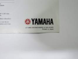 Yamaha RD350LC moottoripyörä -myyntiesite, engalnninkielinen