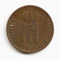 Norja 1 Öre 1926 ulkomainen kolikko