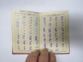 Suomen Ammattiyhdistysten Keskusliitto SAK / Suomen Metallityöväen Liitto ry jäsenkirja 1937
