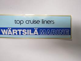Wärtsilä Marine Top Cruise Liners -risteilyalustuotannon mainostarra 1990-luvulta