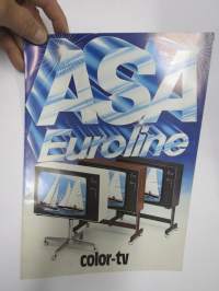 ASA Euroline color-tv -kansio / kannet myyntiesitteille
