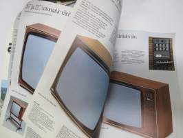 ASA TV - Stereo - ASA 1927 -1977 kuvallinen tehdasesittely + juhlavuoden mallisto -kuvasto / myyntiesite, kansikuva Matti A. Pitkänen