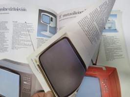 ASA TV - Stereo - ASA 1927 -1977 kuvallinen tehdasesittely + juhlavuoden mallisto -kuvasto / myyntiesite, kansikuva Matti A. Pitkänen