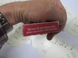 Etelä-Pohojalaaset pelikortit -pelikortit käytetyt, ei jokerikortteja