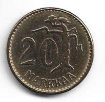 20   markkaa  1962