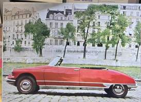 Citroen ds 19 decapotable coloris.  värikartta