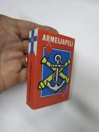 Armeijapeli -pelikortit, täysi käyttämätön pakkaus, Tampereen Paperikonttori