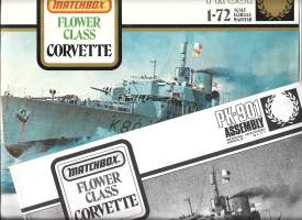 Matchbox Flower Class Corvette PK - 901 1 - 72 scale  ja PK - 901 Assembly