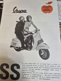 Vespa 90, GL ja SS myyntiesite 1965