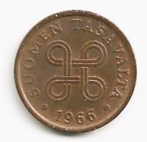 5 penniä  1966