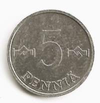 5 penniä  1979 Al