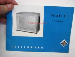 Telefunken  FE 241 T -käyttöohjeet suomeksi