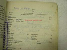 Ford 2D Taunus 12M henkilöauto -rekisteriote / vehicle registration book