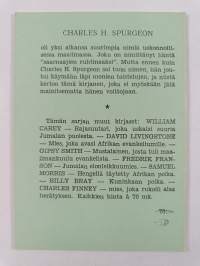 C. H. Spurgeon : saarnaajien ruhtinas