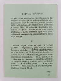 Fredrik Franson : Jumalan elonleikkuumies