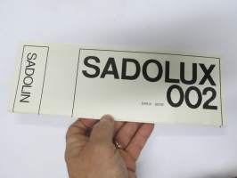 Sadolin - Sadolux 002 Sarja maalit (alkydilakkamaali) -värikartta