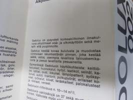 Sadolin - Sadolux 002 Sarja maalit (alkydilakkamaali) -värikartta