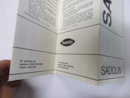 Sadolin - Sadolux 002 Sarja maalit (alkydilakkamaali) -värikartta