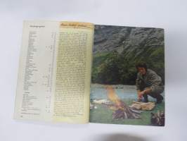 Napp och nytt från Svängsta 1958 (Ab Urfabriken, ABU) -fishing gear catalog (Nyt nappaa -luettelo alkuperäiskielellä), jaettu Suomessa - Länsi-Suomen Urheilukauppa