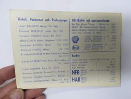 En liten omväg - en stor upplevelse - Ekenäs &amp; Raseborg -postikortti &amp; matkailuesite