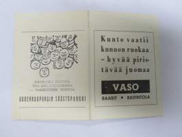 Kuntokävely Uusikaupunki-Naantali ottelu 1964