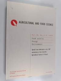Agricultural and food science Vol. 18, No. 3-4. 2009 : Food security, Energy, Environment