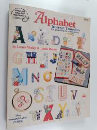 Alphabet iron-on transfers for painting &amp; embroidery