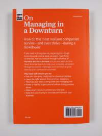 Hbr's 10 Must Reads :  On Managing in a Downturn