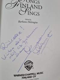 Songs Finland sings (signeerattu)