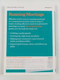 Running meetings : lead with confidence, move your project forward, manage conflicts