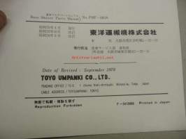 TCM haarukkatrukki F(V)G20N7, F(V)G20N8, F(V)G20N5, F(V)G20N6 -varaosaluettelo